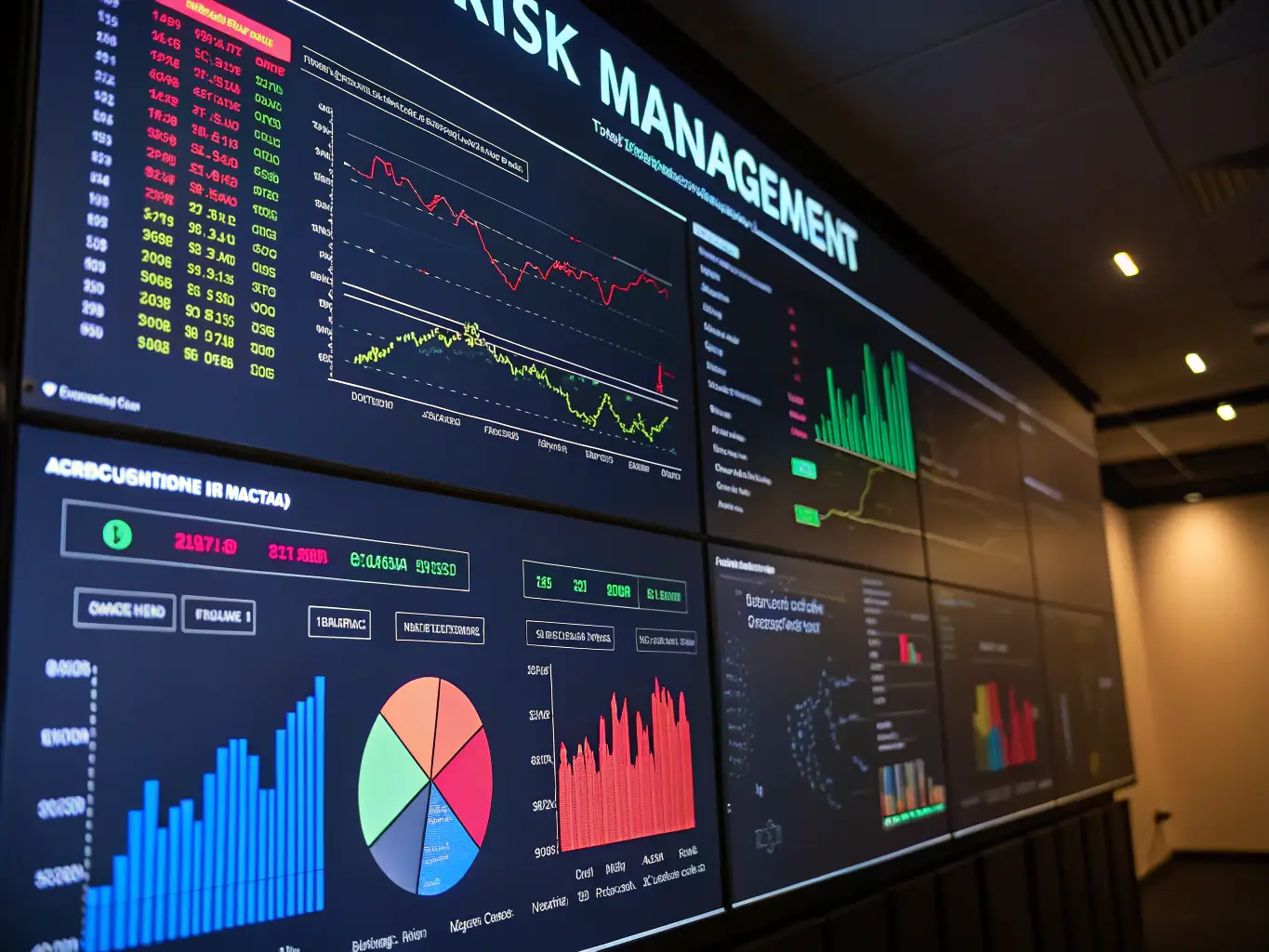A graph showing risk assessment and management strategies, highlighting the importance of protecting investments.